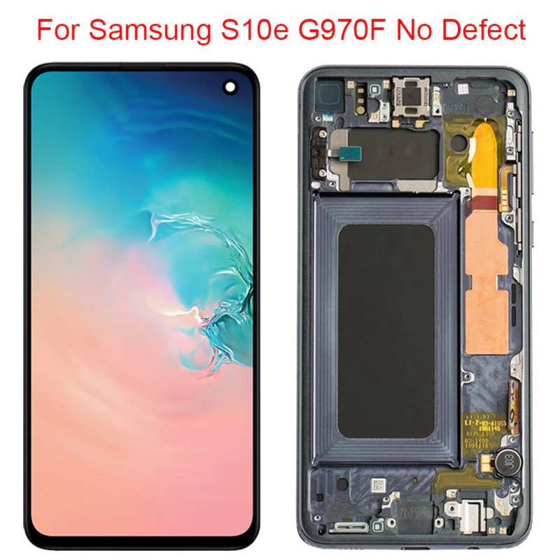 Samsung Galaxy S10e (SM-G970) Touch Screen Lcd Display with Frame