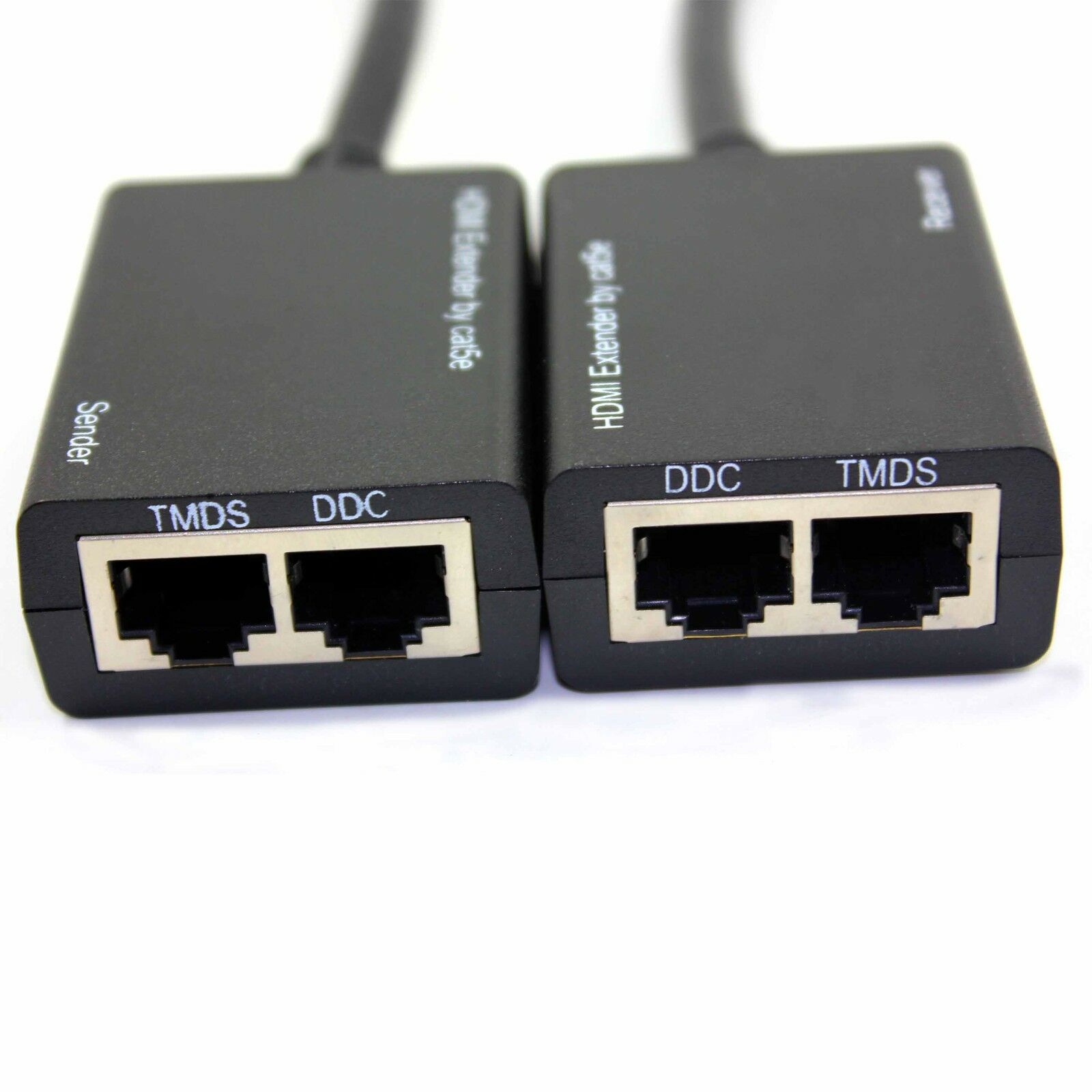 HDMI Over RJ45 CAT5e CAT6 LAN Ethernet Balun Extender Repeater