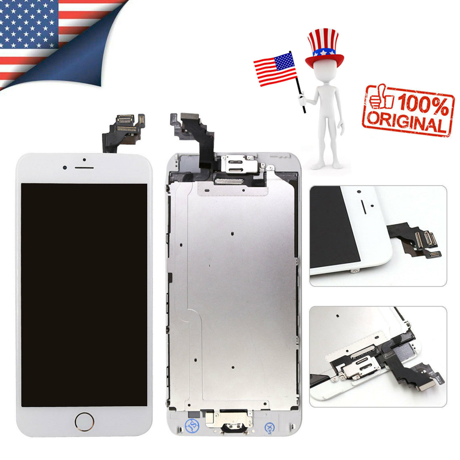For iPhone 6G LCD Display Digitizer Touch Screen Replacement Assembly